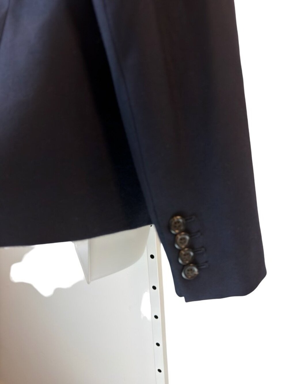 J.Crew Navy Blue Wool Blend Single Button Blazer Size 14 - Picture 9 of 14
